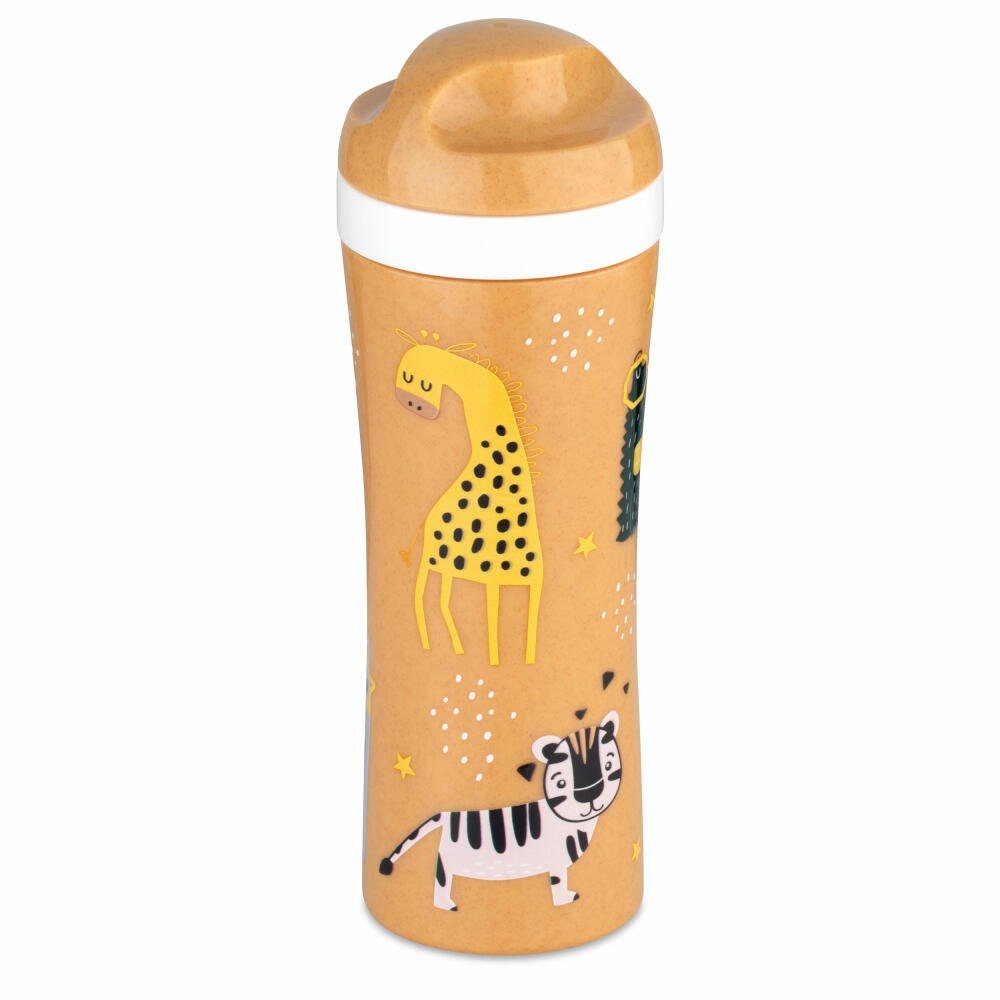KOZIOL Trinkflasche Oase Zoo Nature Wood, 425 ml