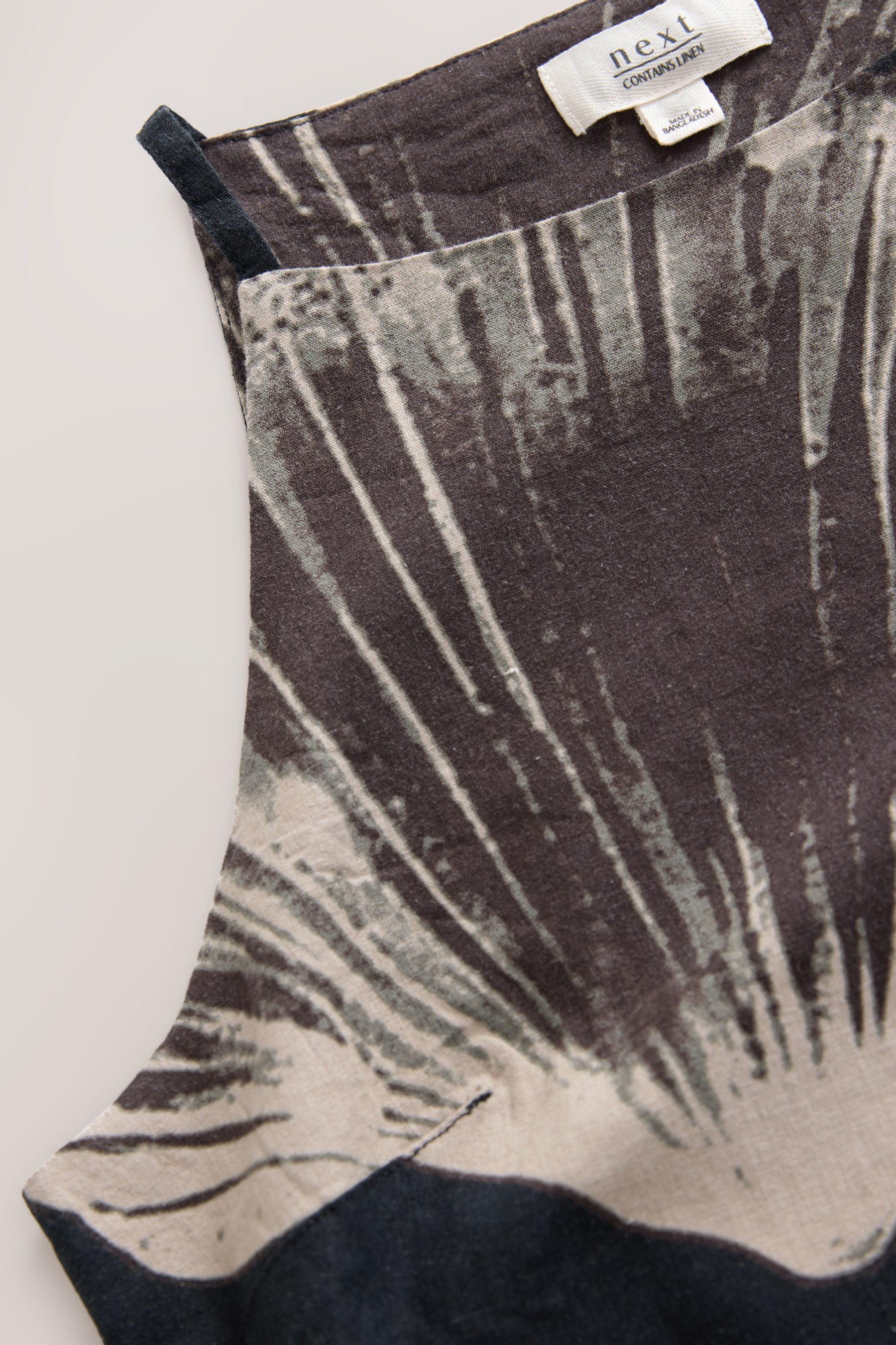 Next Minikleid Ärmelloses Mini-Stretchkleid aus Leinengemisch günstig online kaufen