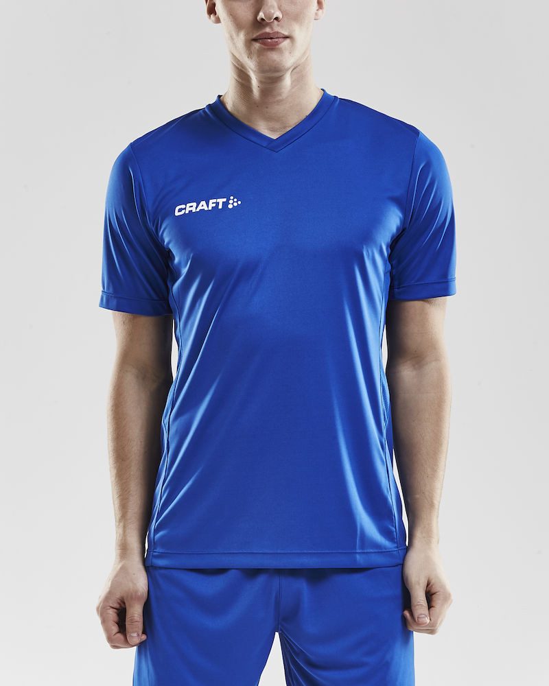 Craft T-Shirt (Trikot) Squad Solid - lockere Schnitt, schnelltrocknend - royalblau