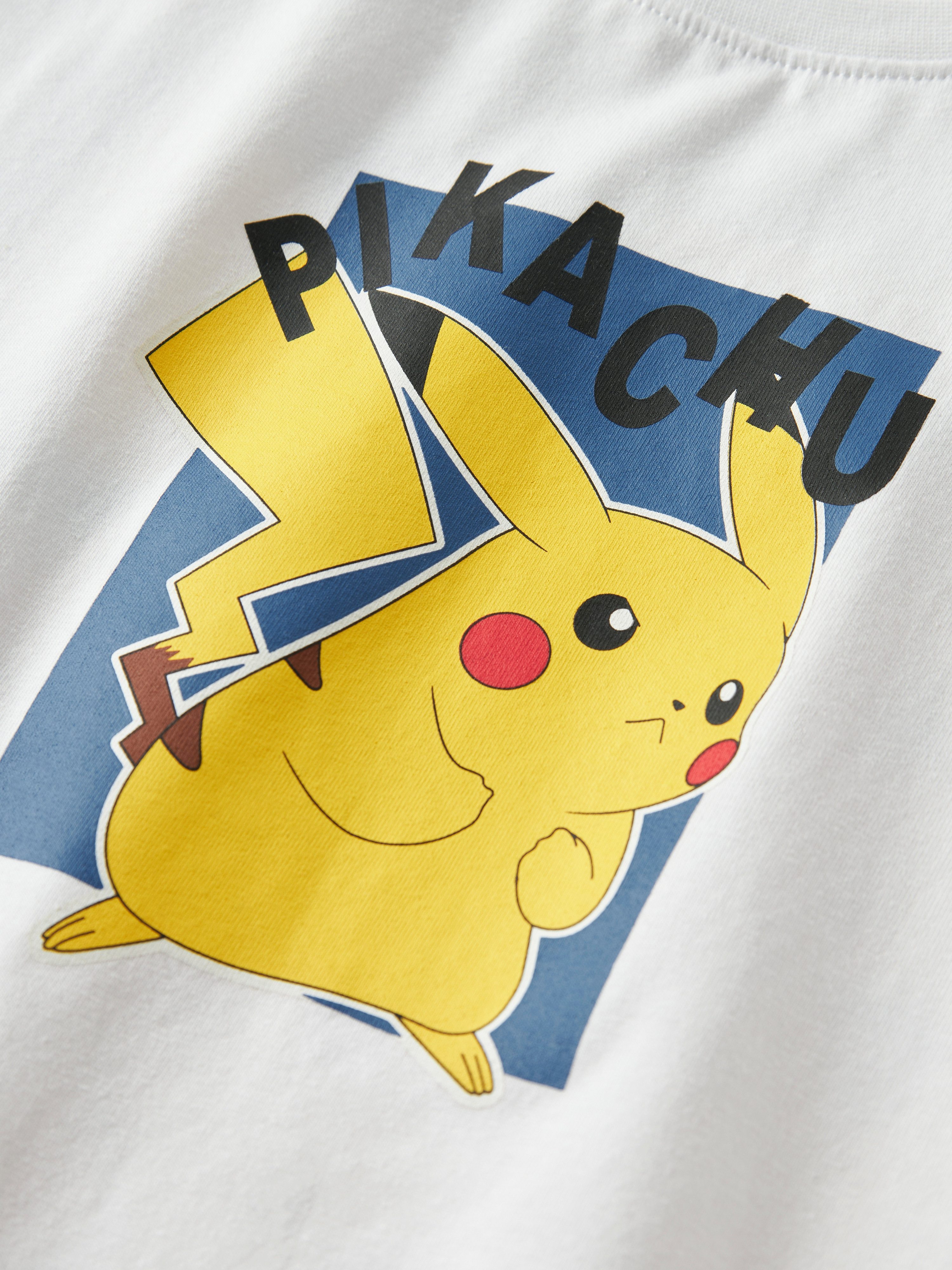 Name It T-Shirt NKMJEB POKEMON SS NREG TOP BOX NOOS SKY mit Front- und Rückendruck