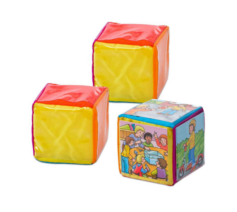 Betzold Lernspielzeug Pocket Cube - Würfel gestalten Kinder Bewegungswürfel Lernwürfel (3-St)