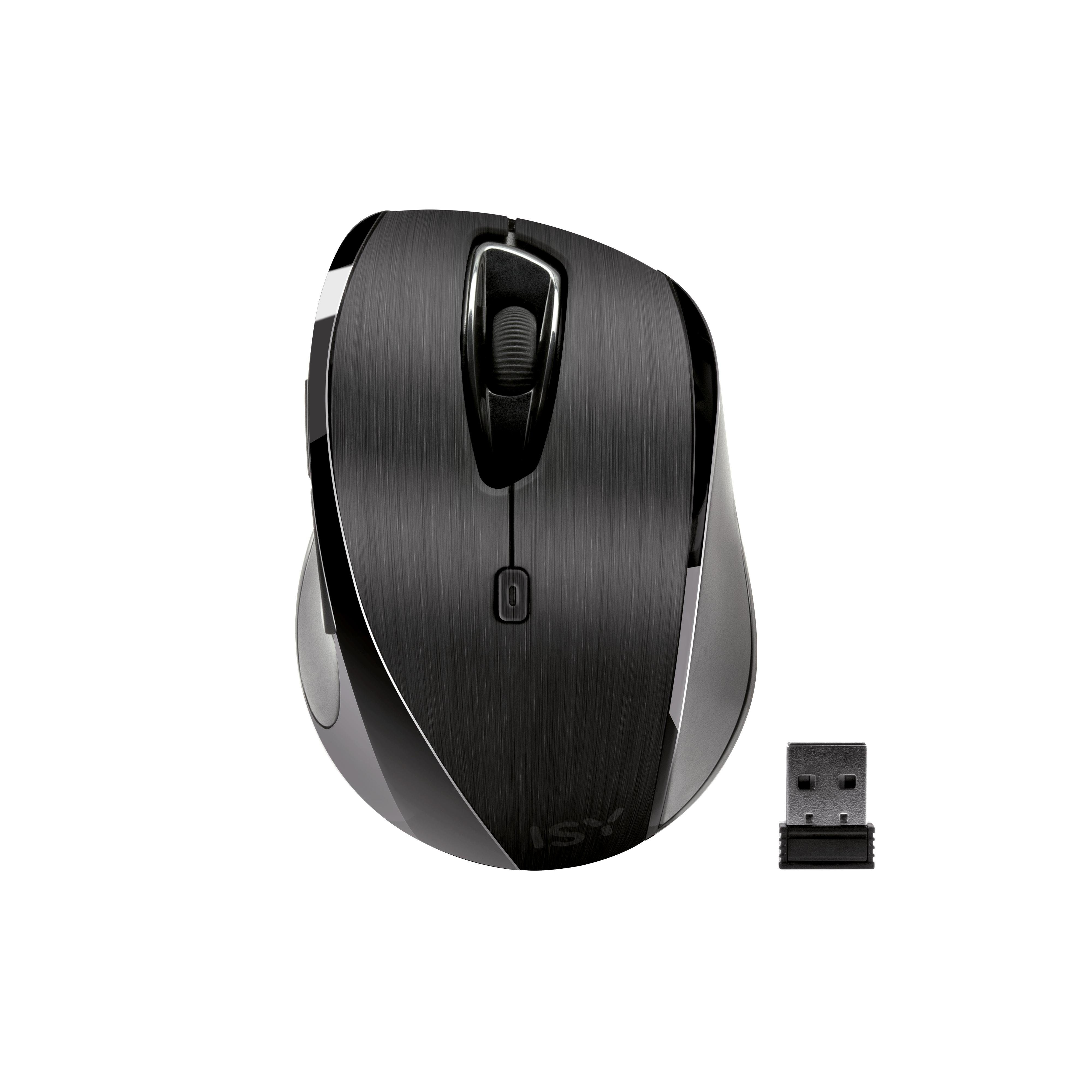 Wireless leisen inkl. dpi-Schalter Mouse mit ISY Maus (800/1200/1600) (Funk, Tasten, Mäuse Kabellose Laser Silent