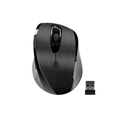 ISY Wireless Laser Mouse Silent Mäuse (Funk, Kabellose Maus mit leisen Tasten, inkl. dpi-Schalter (800/1200/1600)