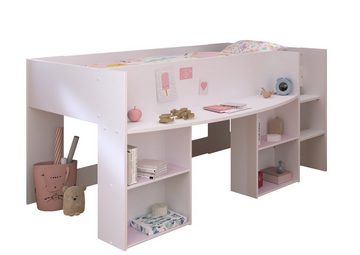 Parisot Jugendzimmer-Set Pirouette, (Komplett Set, 1-St., Hochbett, wahlweise mit Schrank, Kommode, Schreibtisch), verschiedene Zusammenstellungen wählbar!