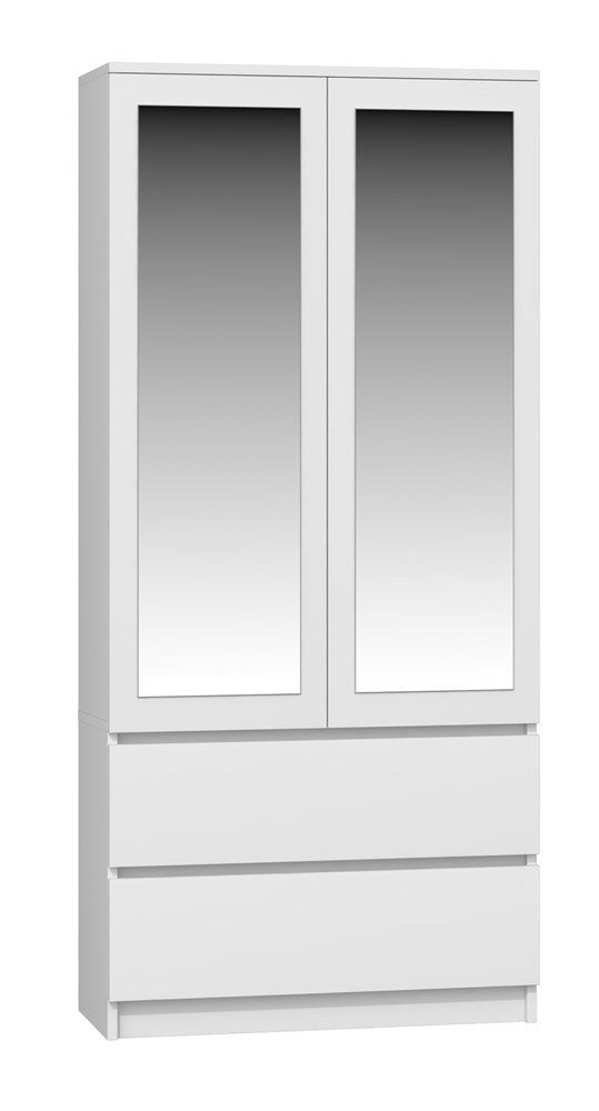 ibonto Kleiderschrank Wäscheschrank Bekleidungsschrank mit 2 günstig online kaufen