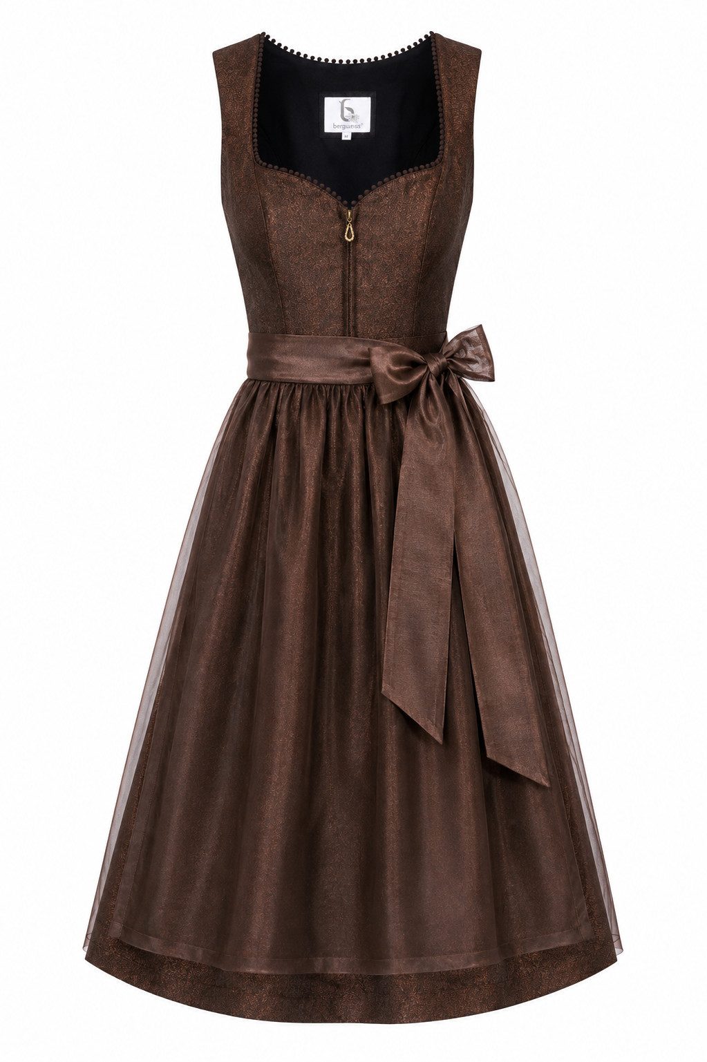 Trachtl Dirndl Bergweiss Kupferherz
