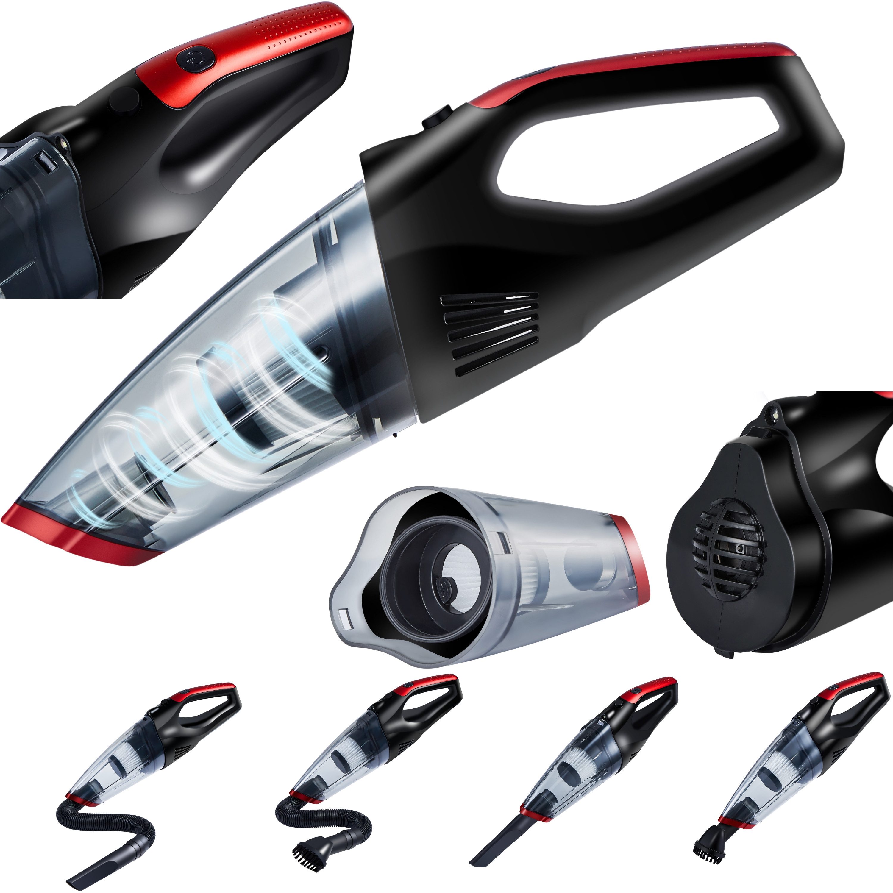 STEINBORG Akku-Handstaubsauger SB-1030, 80 W, beutellos, leicht