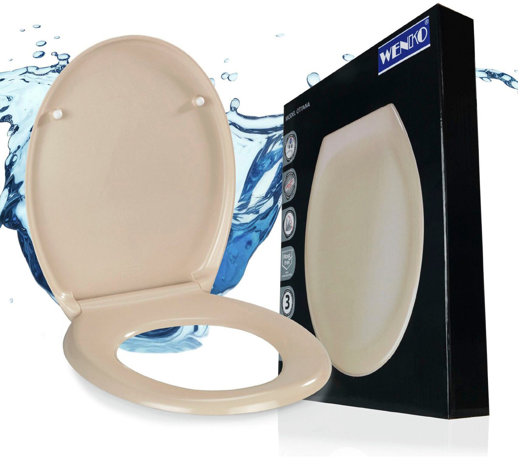 WENKO WC-Sitz Ottana, Mit Absenkautomatik