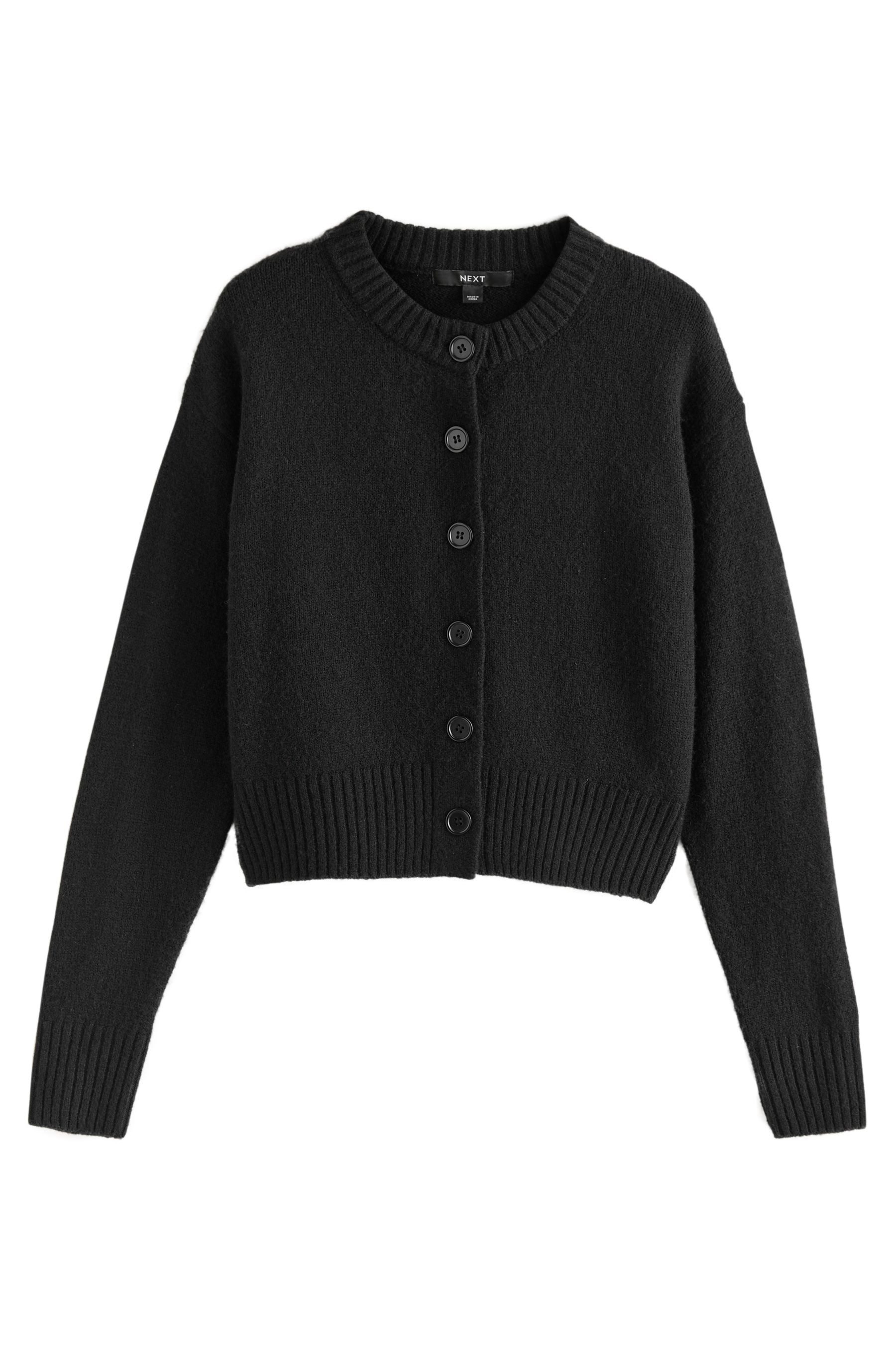 Next Strickjacke Strickjacke mit Rundhalsausschnitt (1-tlg) günstig online kaufen