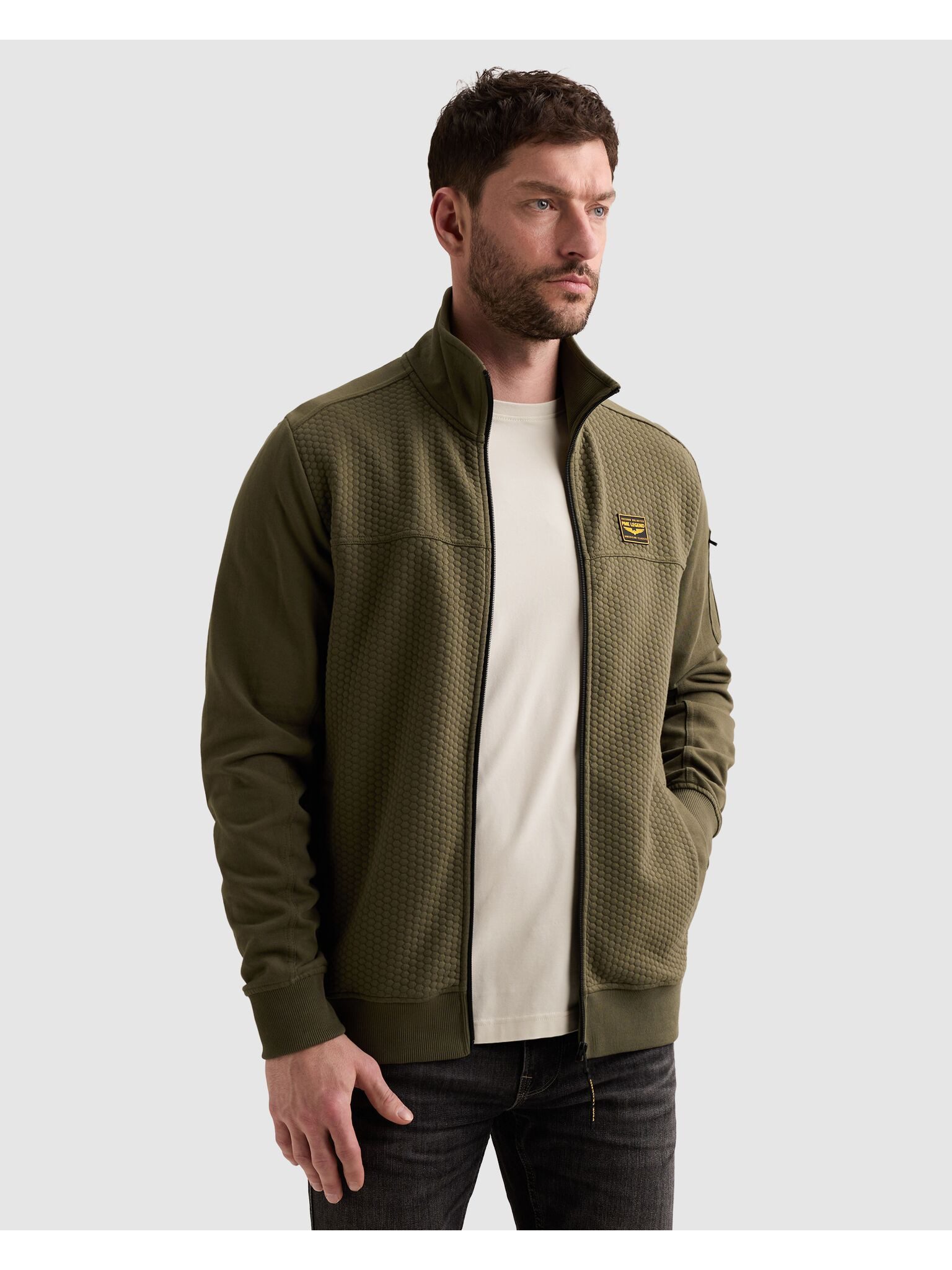 PME LEGEND Sweatjacke mit seitlichen Eingrifftaschen