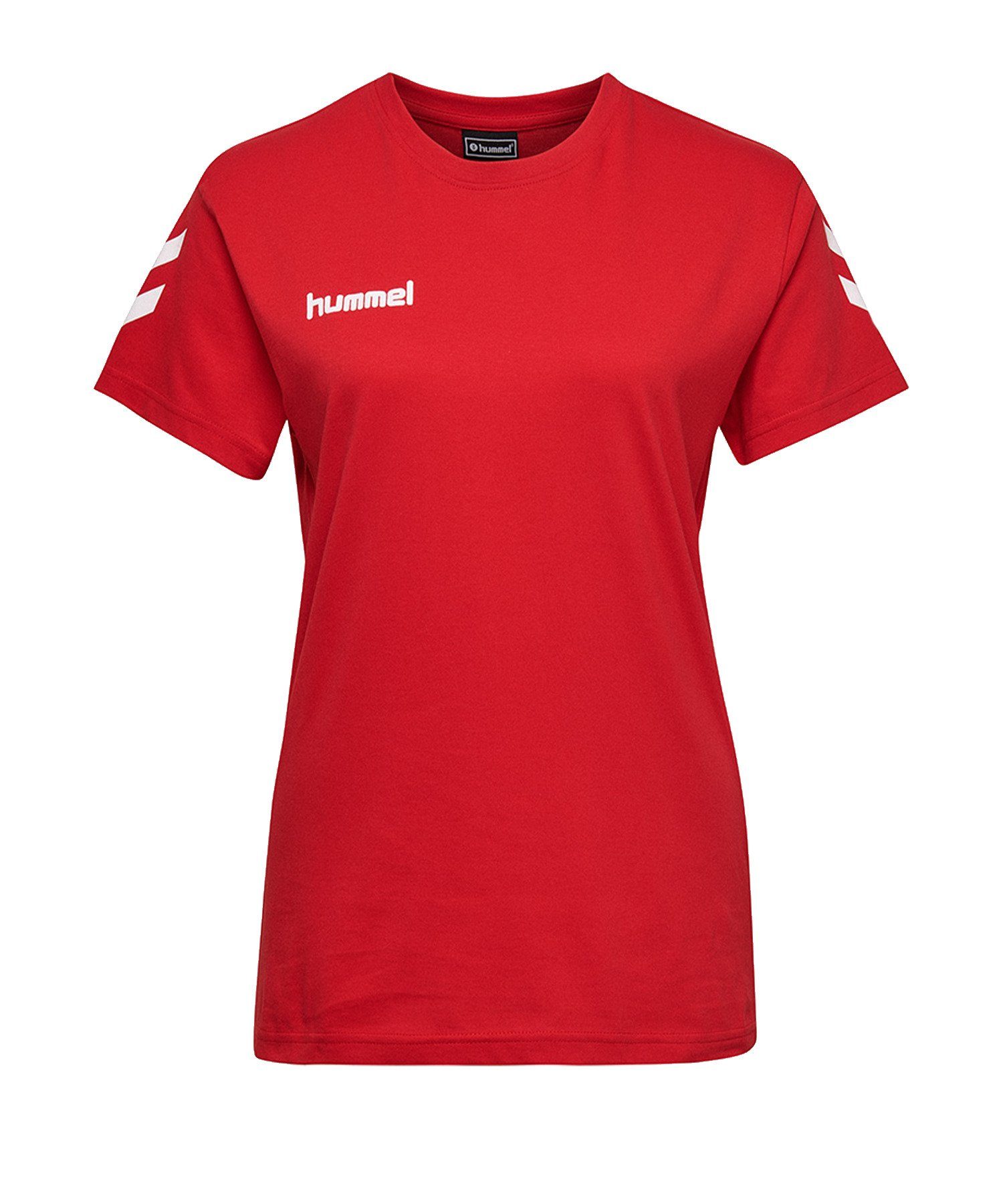hummel T-Shirt Cotton T-Shirt Damen default Rot
