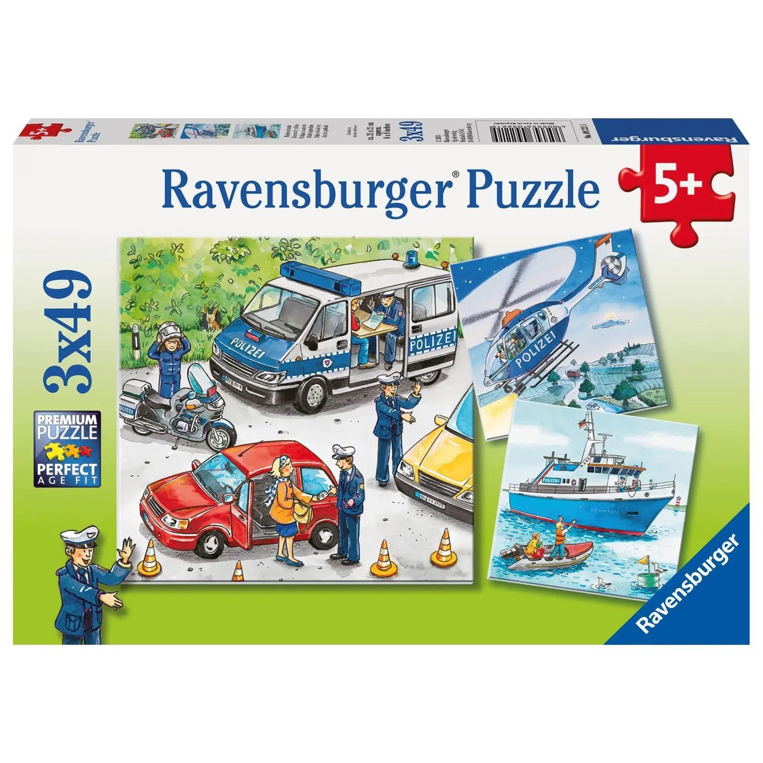 Ravensburger Puzzle Ravensburger Puzzle. Polizeieinsatz, 49 Puzzleteile