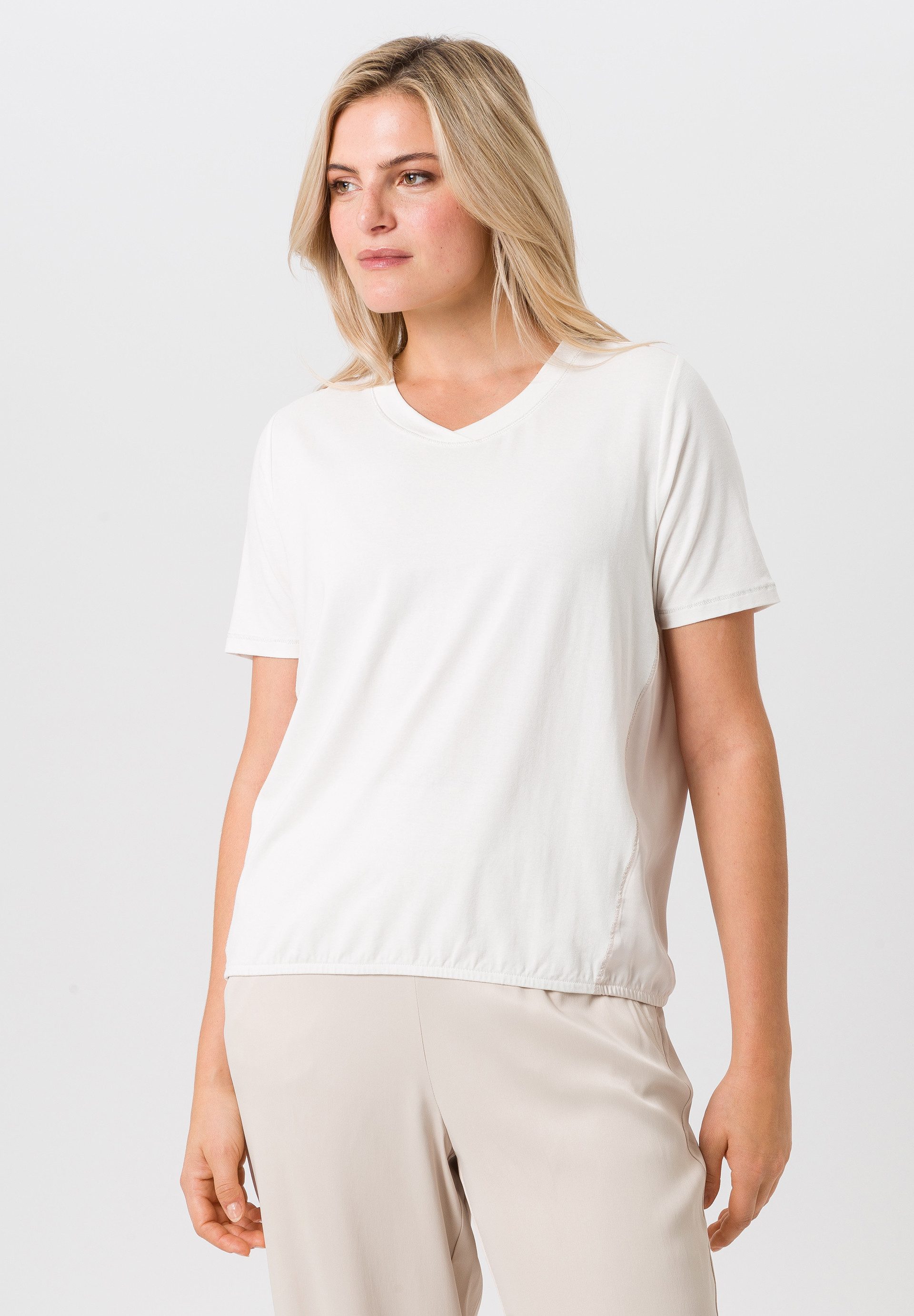 Kurzarmshirt mit Rückenknopfleiste
