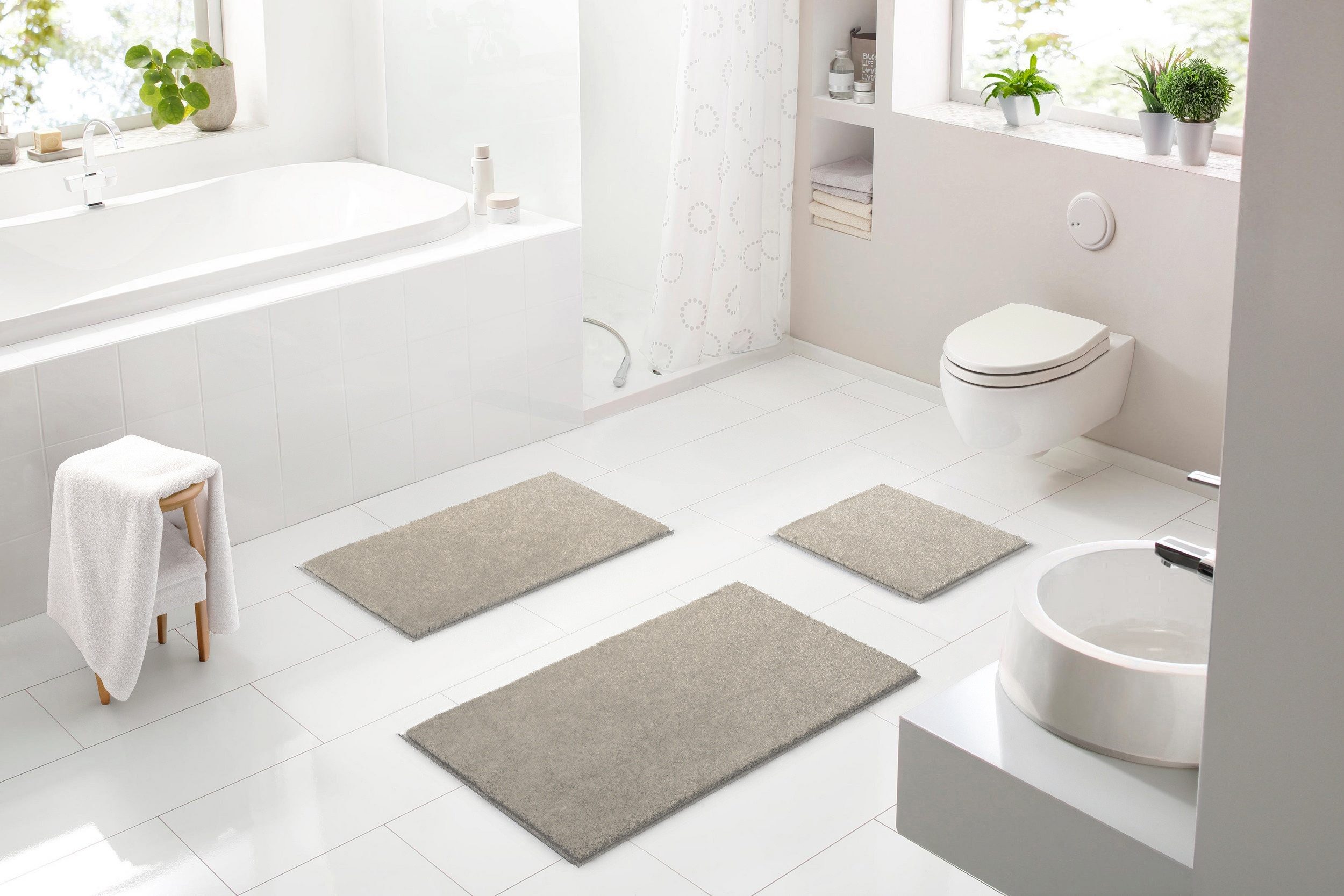 Linea Due Badematte Feeling, Höhe 18 günstig online kaufen