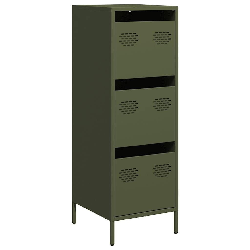 vidaXL Highboard Highboard Olivgrün 39x35x103,5 cm günstig online kaufen