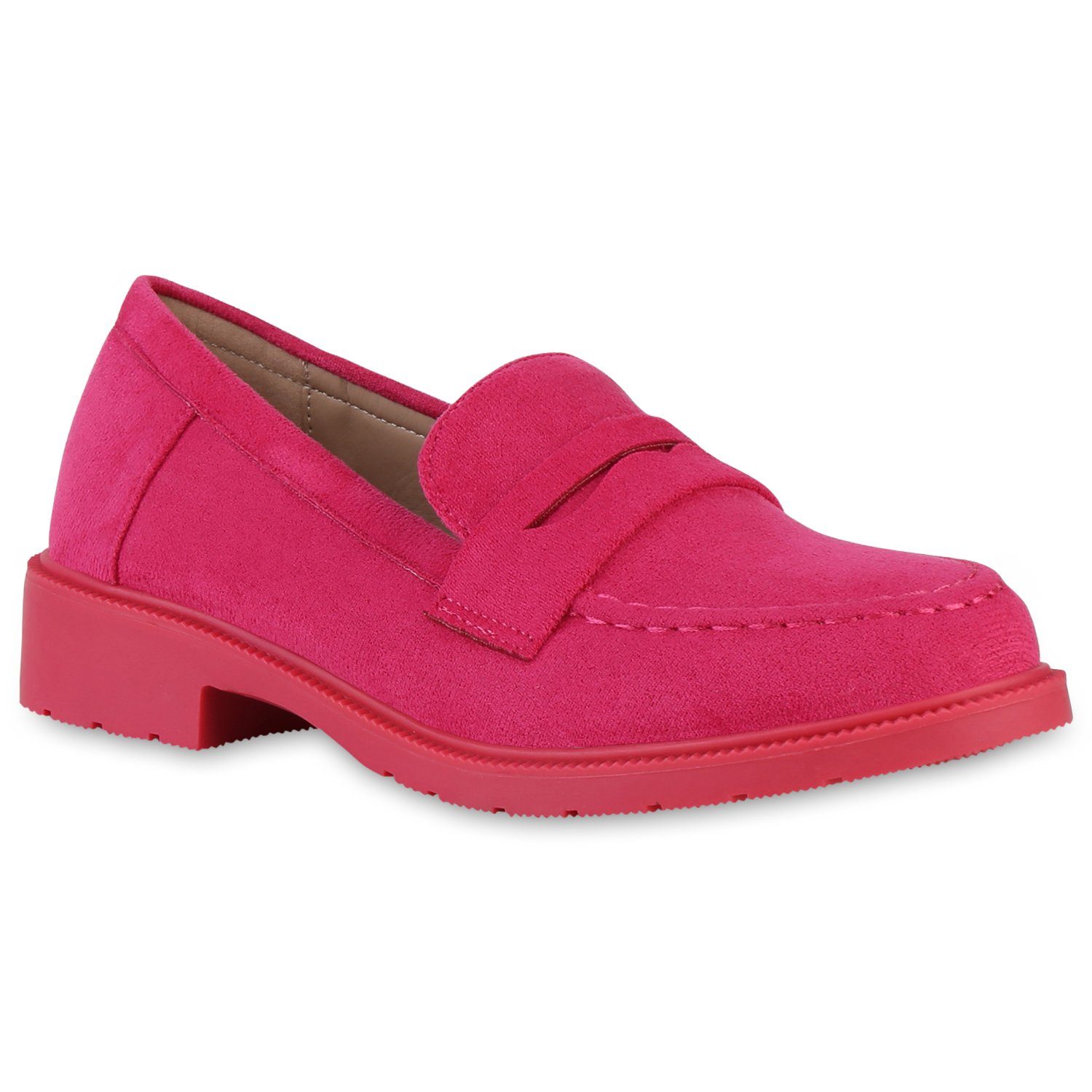 Fuchsia 840339 VAN Schuhe HILL Loafer