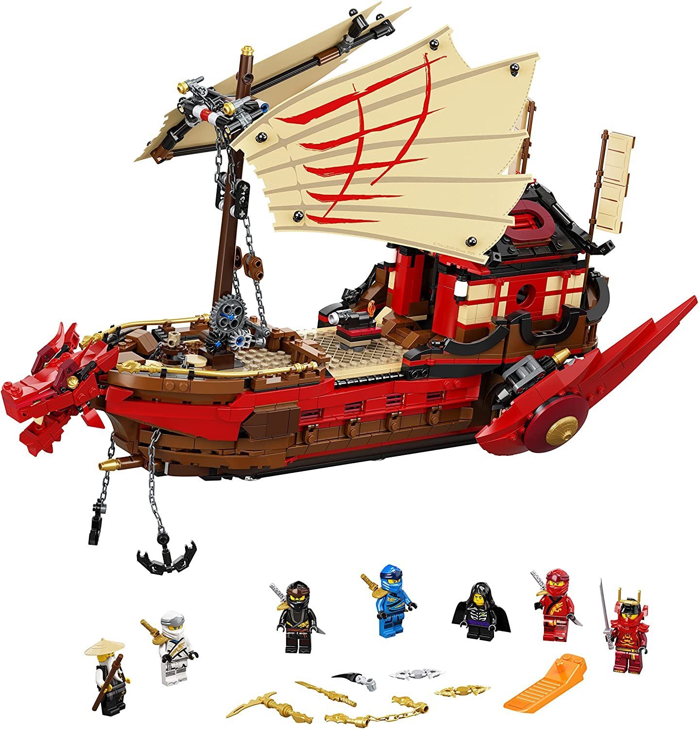 LEGO® NINJAGO™ 71705 Nin­ja-Flug­s­eg­ler Spielbausteine, (1781 St)