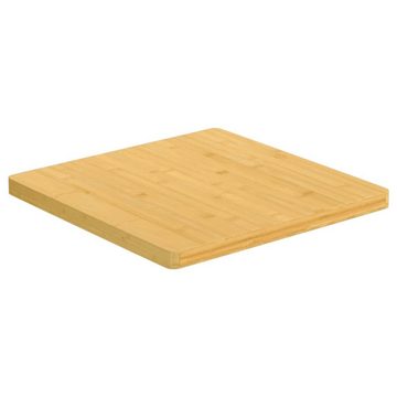 furnicato Tischplatte 60x60x2,5 cm Bambus (1 St)