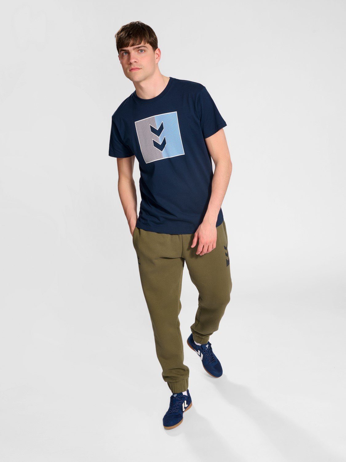 Jersey hummel Sport Blau Funktionsshirt in Kurzarm 5787 HMLACTIVE T-Shirt T-Shirt