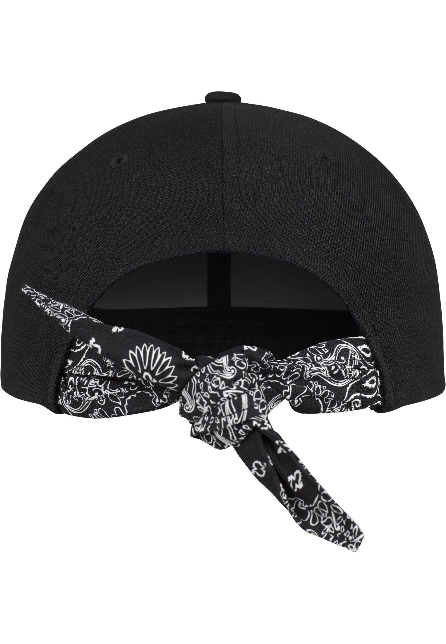 Bandana Flex Snapback Tie Cap Flexfit Snapback black/black