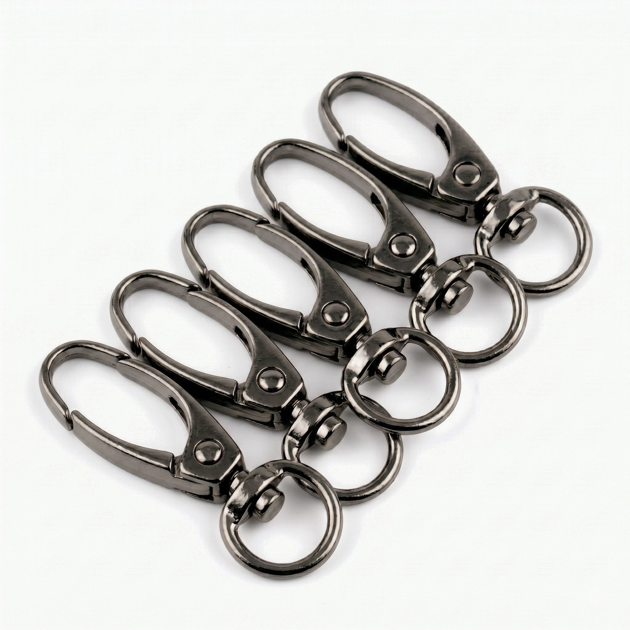 maDDma Karabiner 5 Bolzen-Karabiner Karabinerhaken Größen Farbwahl Gurtband Hundeleinen, (Paket, 5 St)