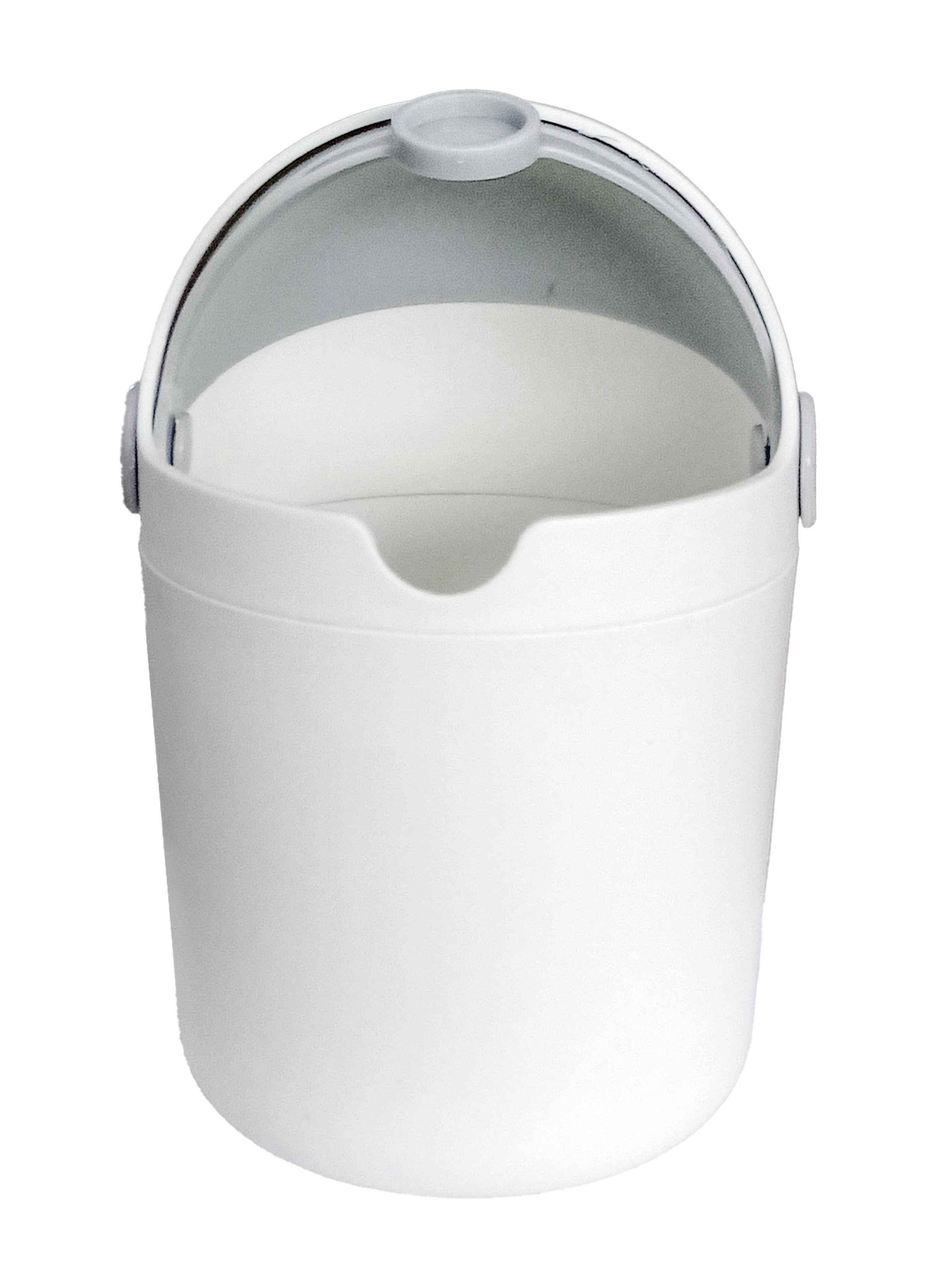 *Alpina* Kosmetikeimer TISCHABFALLEIMER 19cm "Bulletbin" mit Deckel Tischmülleimer 4, Kosmetikeimer Abfalleimer Mülleimer Papierkorb Müllbehälter