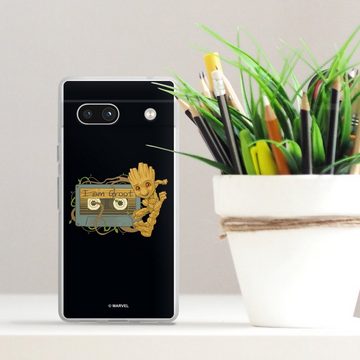 DeinDesign Handyhülle Groot Guardians Of The Galaxy Marvel, Google Pixel 7a Silikon Hülle Bumper Case Handy Schutzhülle