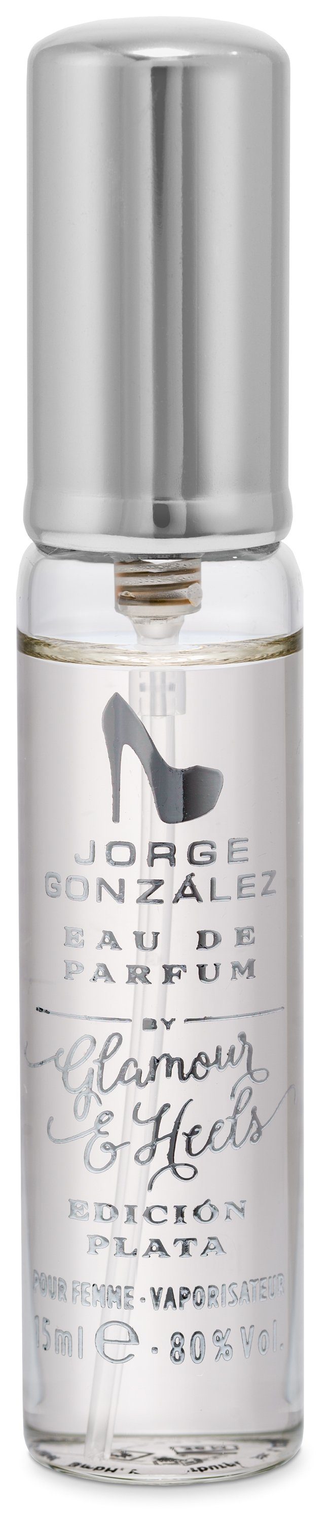 JORGE GONZÁLEZ Eau PLATA Duft Eau Frauen 15ml, Damenduft, EDICIÓN de Parfum, + für de Parfum 100