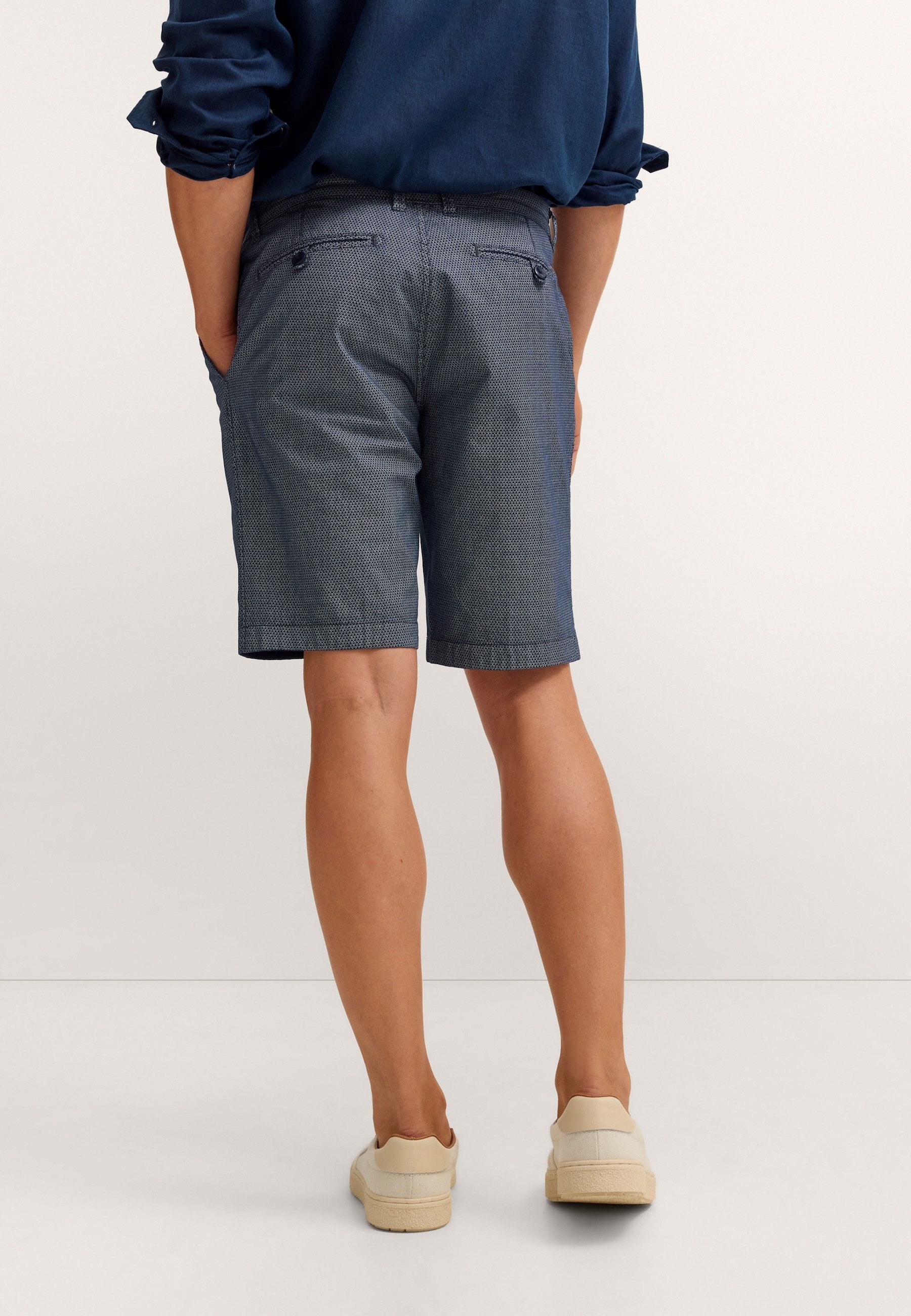 bugatti Bermudas Modern Fit aus Baumwoll-Elasthan-Mix
