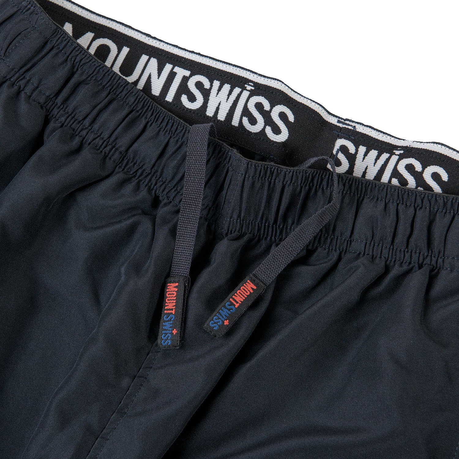 Herren Swiss Kurze dunkelblau Swiss Shorts leichte Mount Mount (1-tlg) Freizeithose