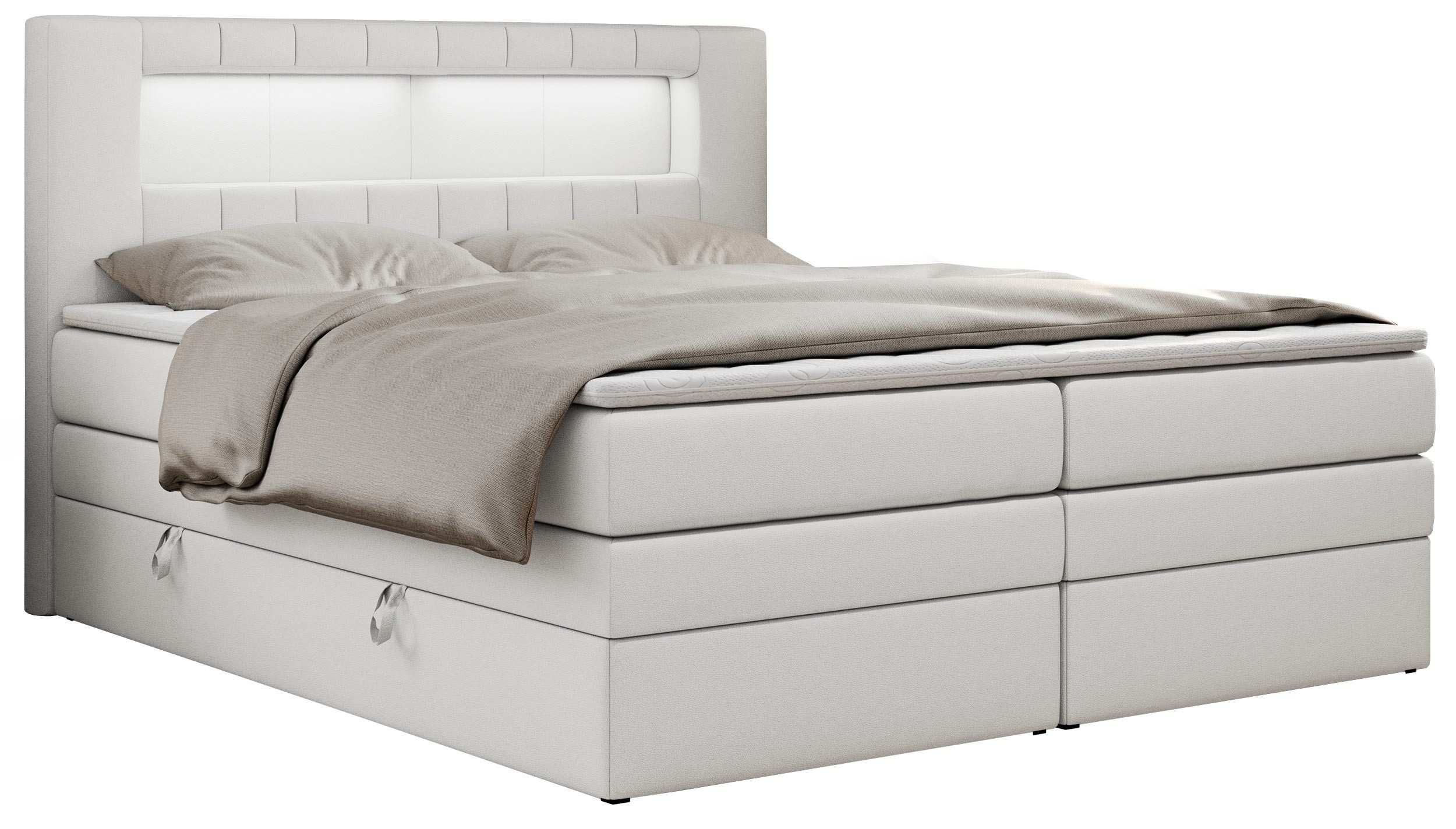 MKS MÖBEL Boxspringbett GOLD 5 KING günstig online kaufen