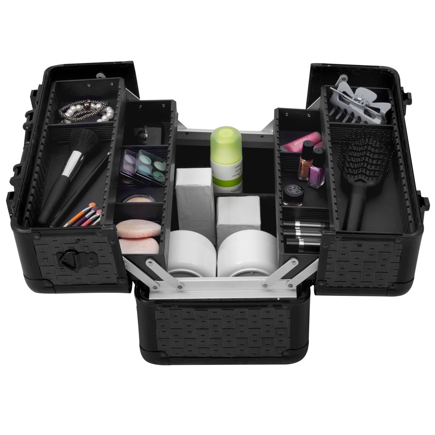 anndora Kosmetikkoffer Schminkkoffer Beautycase, variable Fächereinteilung - 2 Schlüssel im Lieferumfang – Bild 5 von 5
