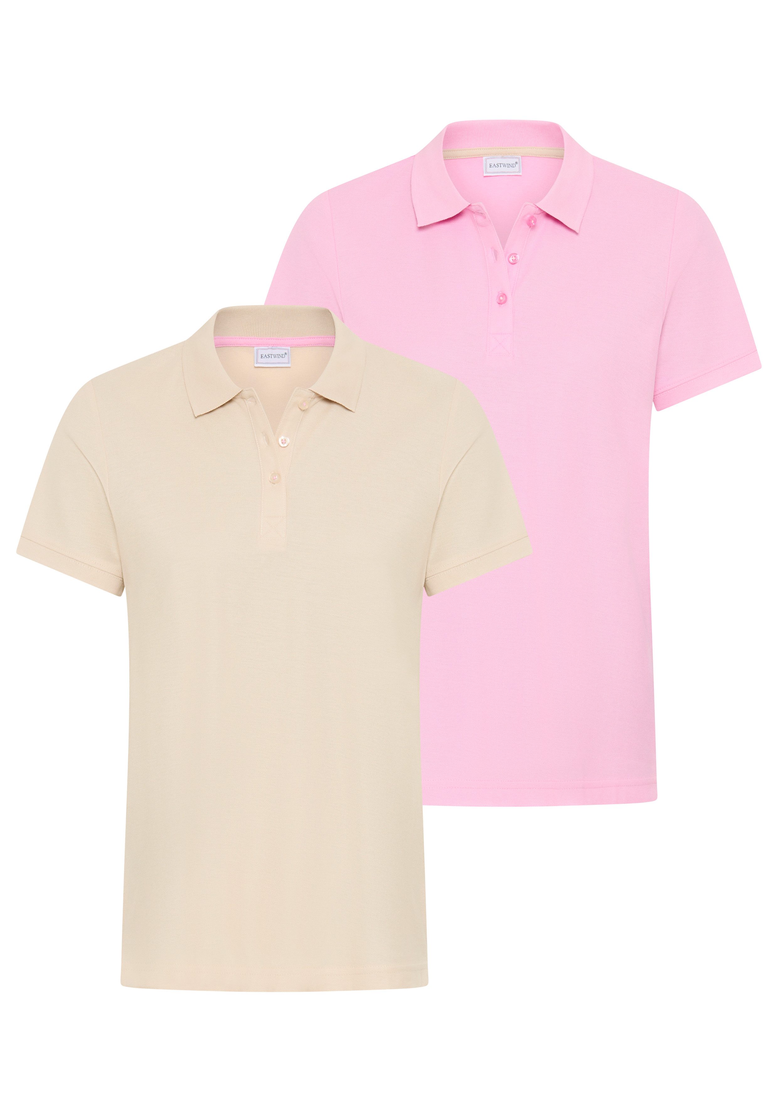 Eastwind Poloshirt (Packung, 2-tlg., 2er-Pack) figurumspielende Passform, Polokragen, Basic-Stil. € 24,99, (€ 24,99 pro 1 Stk).