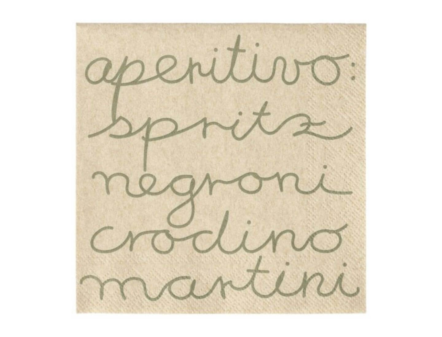 Räder Design Papierserviette Cocktailserviette Aperitivo