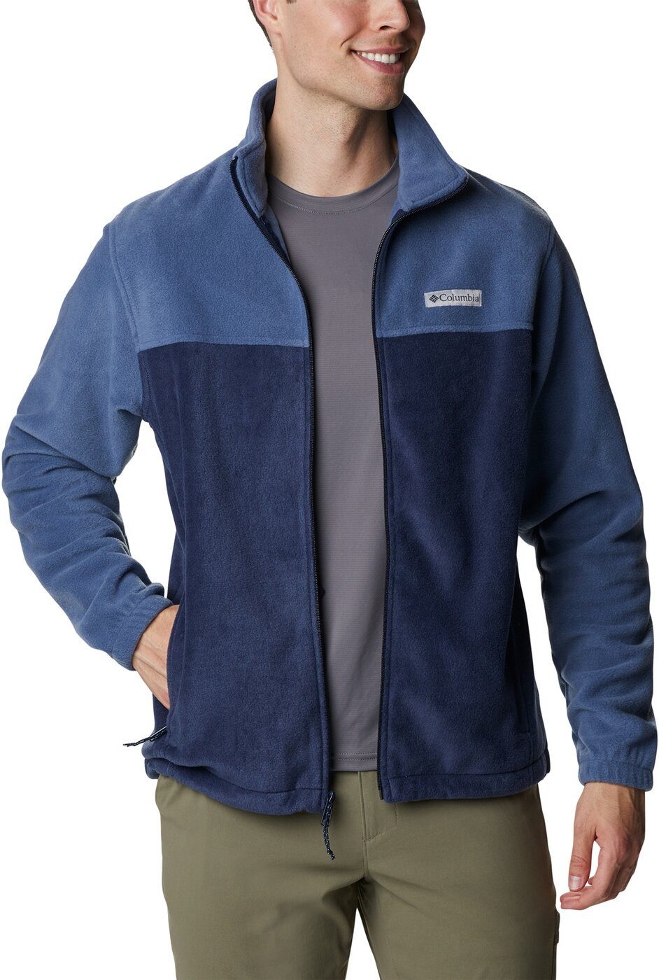 Columbia Longpullover Steens Mountain Full Zip 2.0 DARK MOUNTAIN, COLLEGIATE NAVY