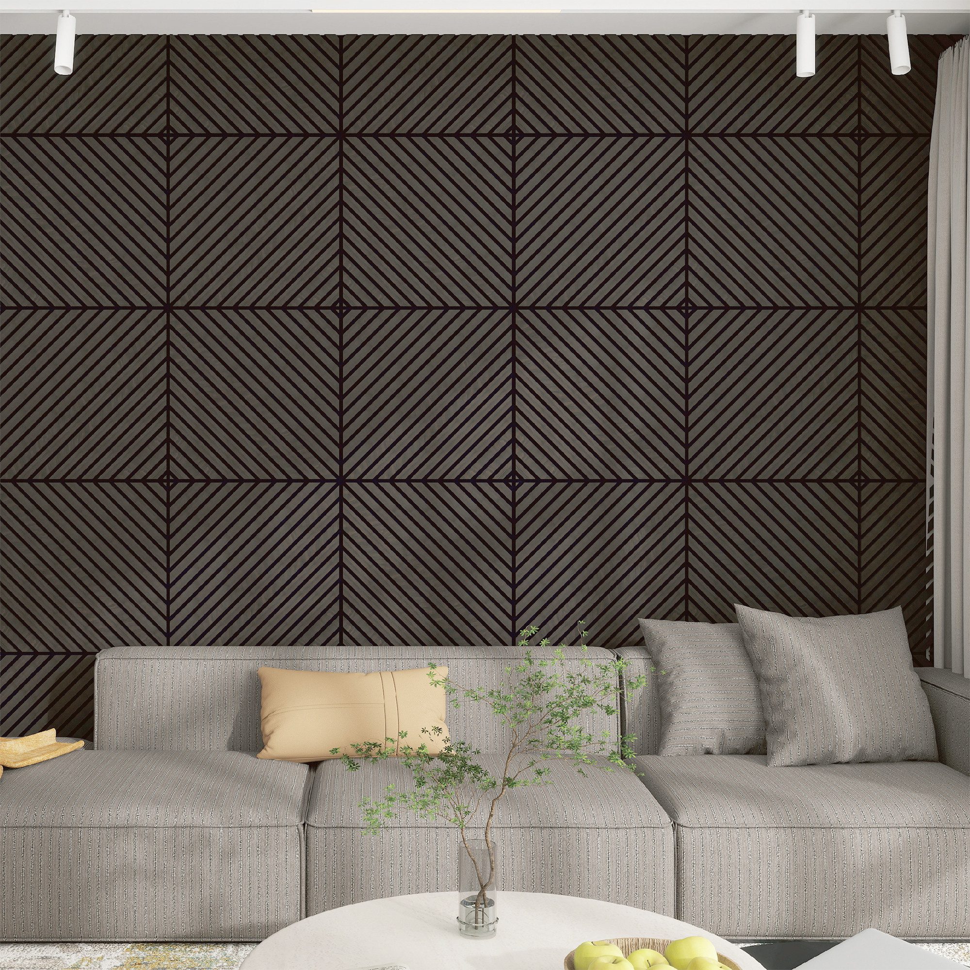 neu.holz 3D Wandpaneel, BxL: 60x60 cm, günstig online kaufen