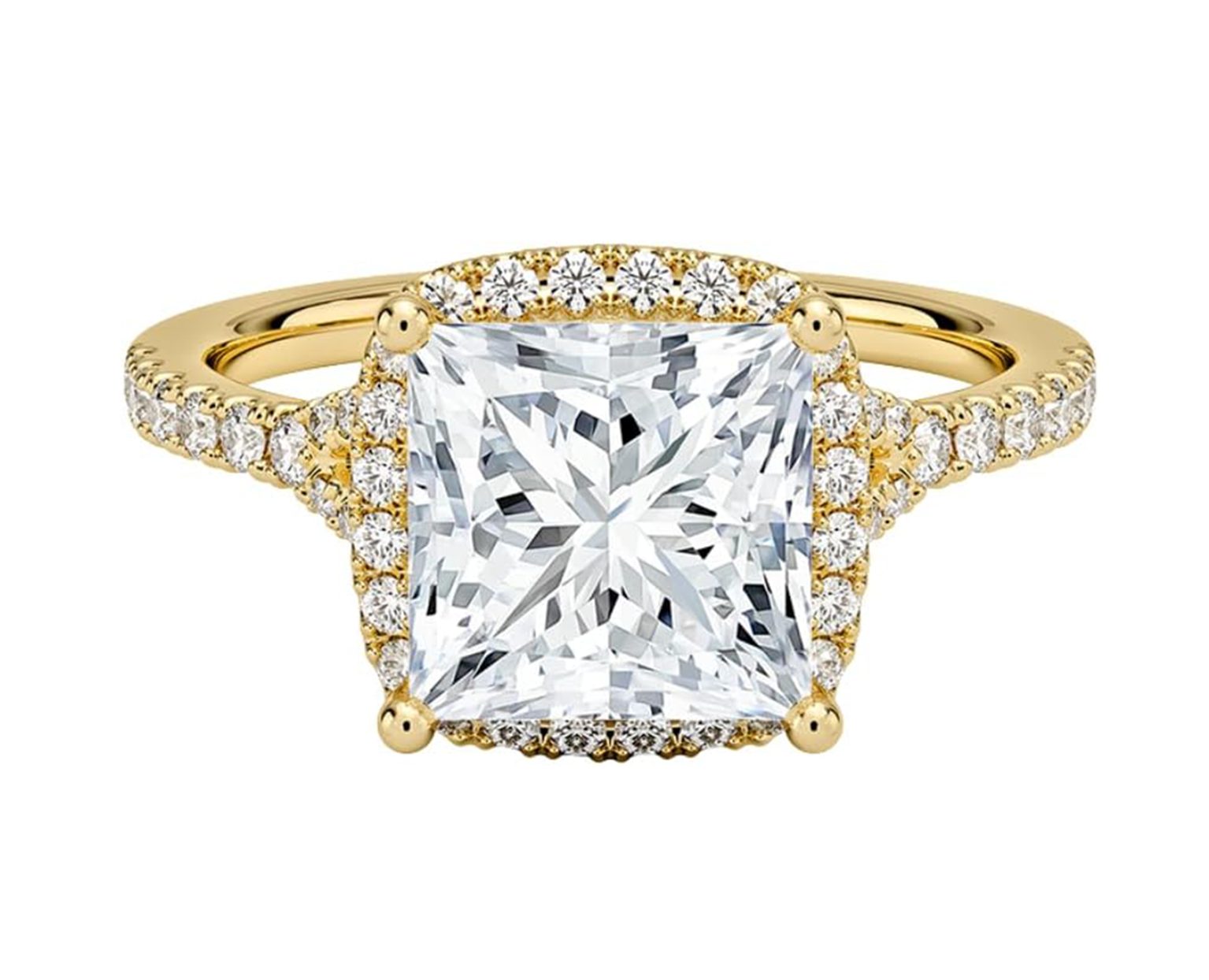Verlobungsring Wedding ring, 2ct,D,VS1,2EX, Diamantring für Damen, Ring gold damen