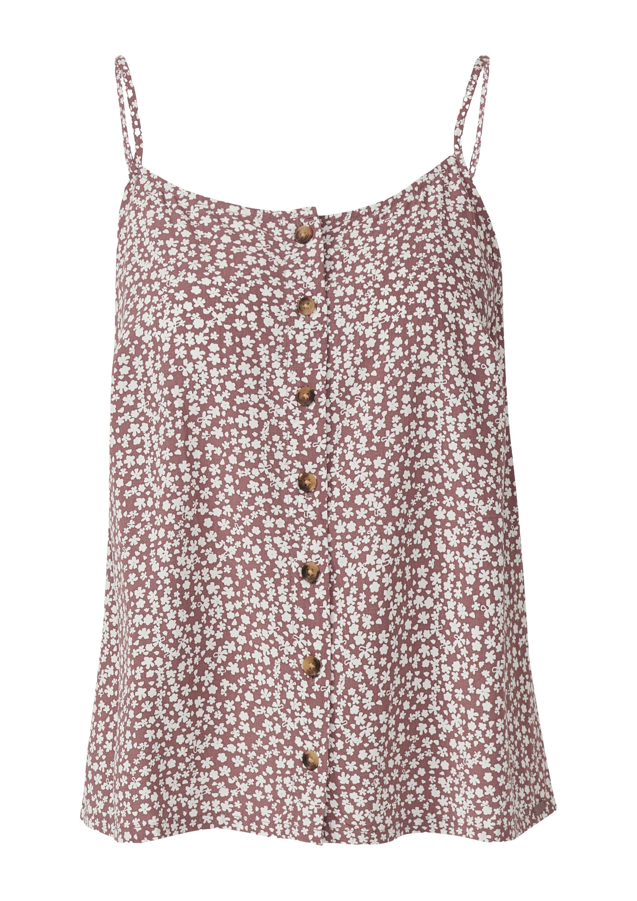 QS Muskelshirt Bluse Viskosetop mit Knopfleiste günstig online kaufen