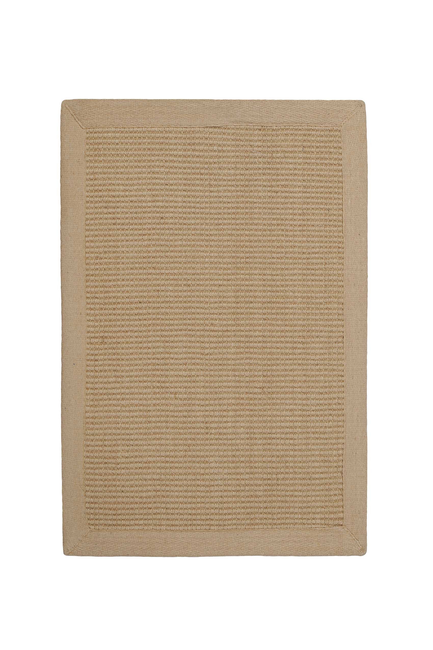Wecon home Teppich Hugo one, Juteteppich, auch als Läufer, rechteckig, Höhe: 8 mm, Naturfaser, 100% Jute, Sisal-Optik, modern, pflegeleicht, Wohnzimmer