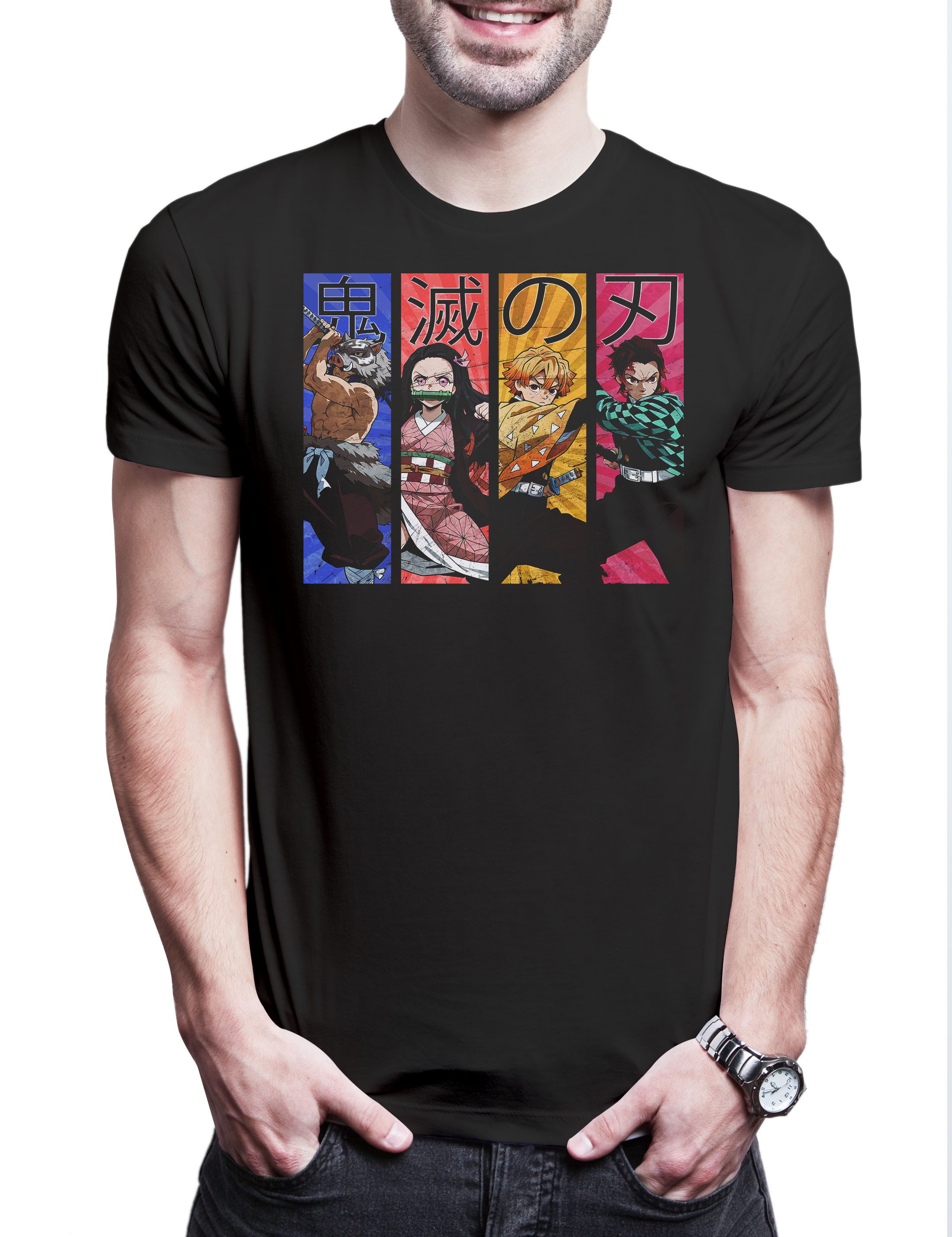Print-Shirt Nezuko TanjiroHerren T-Shirt Child's Mörderpuppe Chucky Play