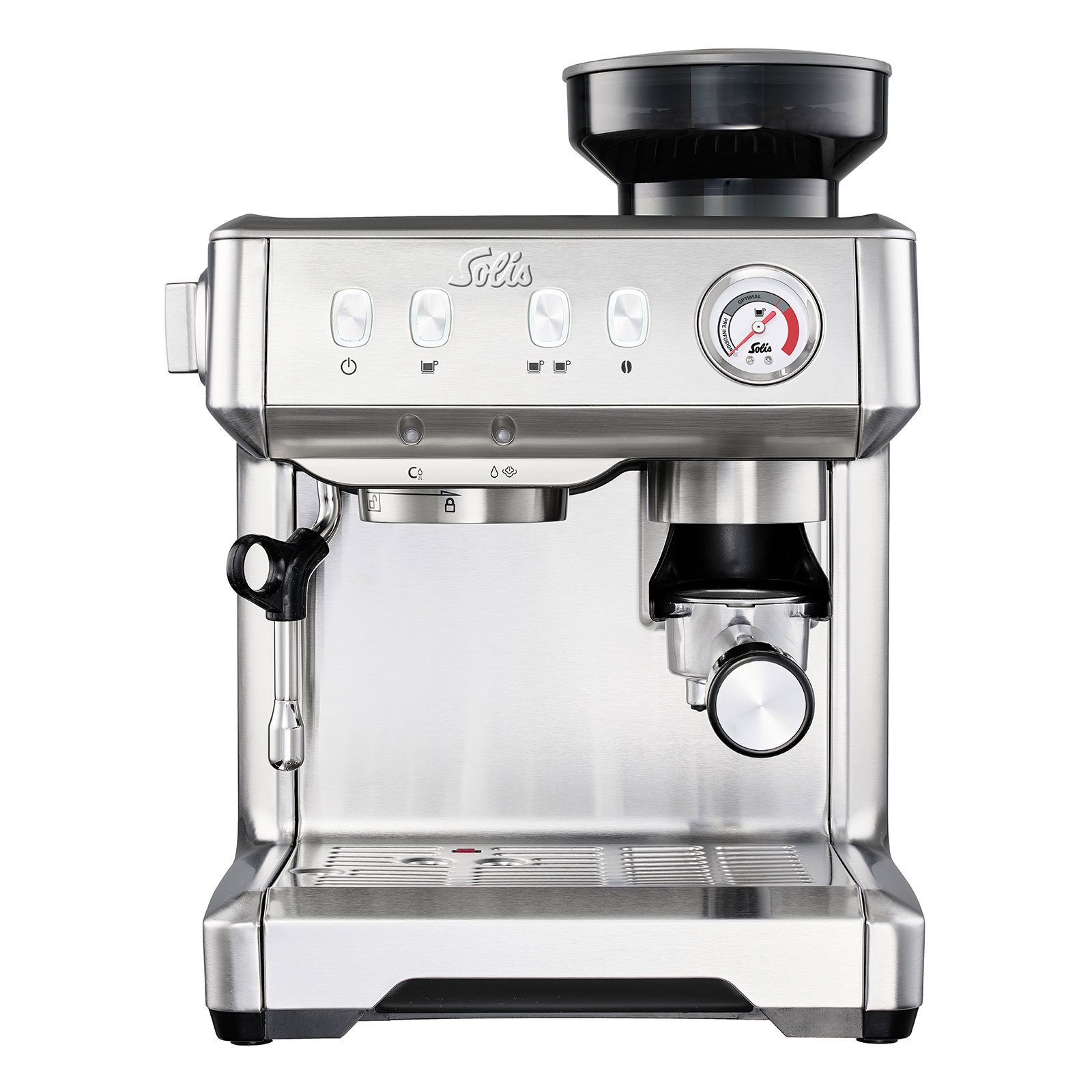 Bild von SOLIS OF SWITZERLAND Siebträgermaschine Grind &amp; Infuse Compact Espressomaschine