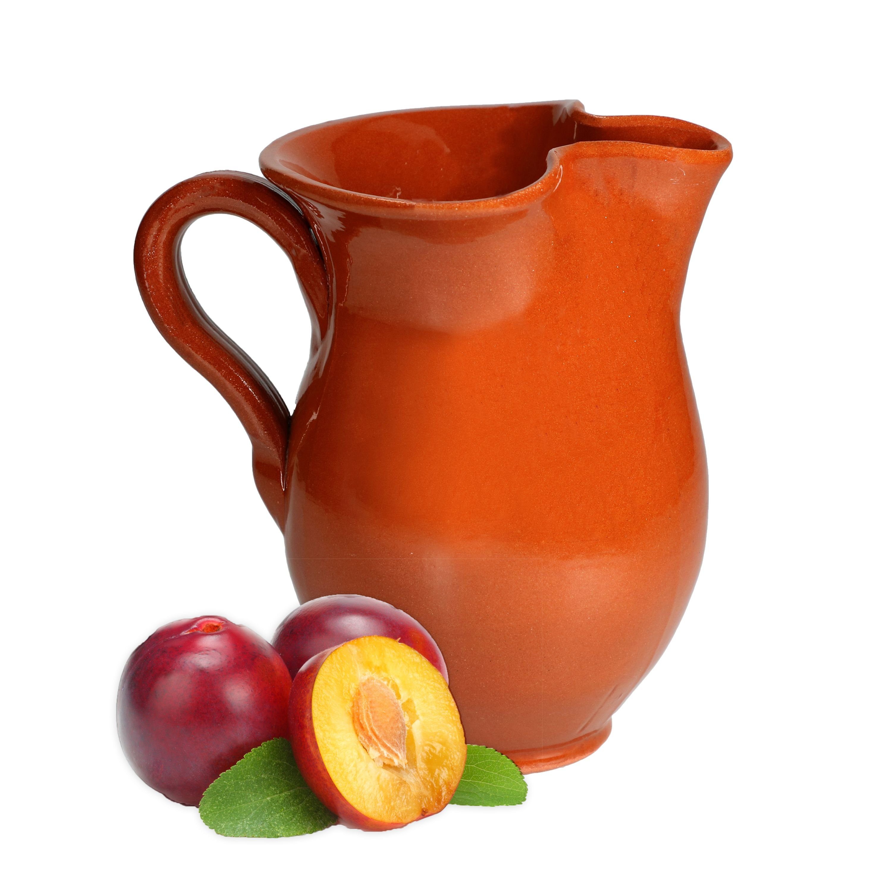 MamboCat Wasserkrug Tonkrug Pitcher 0,5L Glasiert - 99546