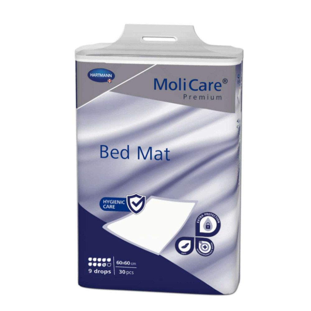 Inkontinenzauflage MoliCare® Premium Bed Mat 9 Tropfen - 60x60 cm 1x30 Stück PAUL HARTMANN AG