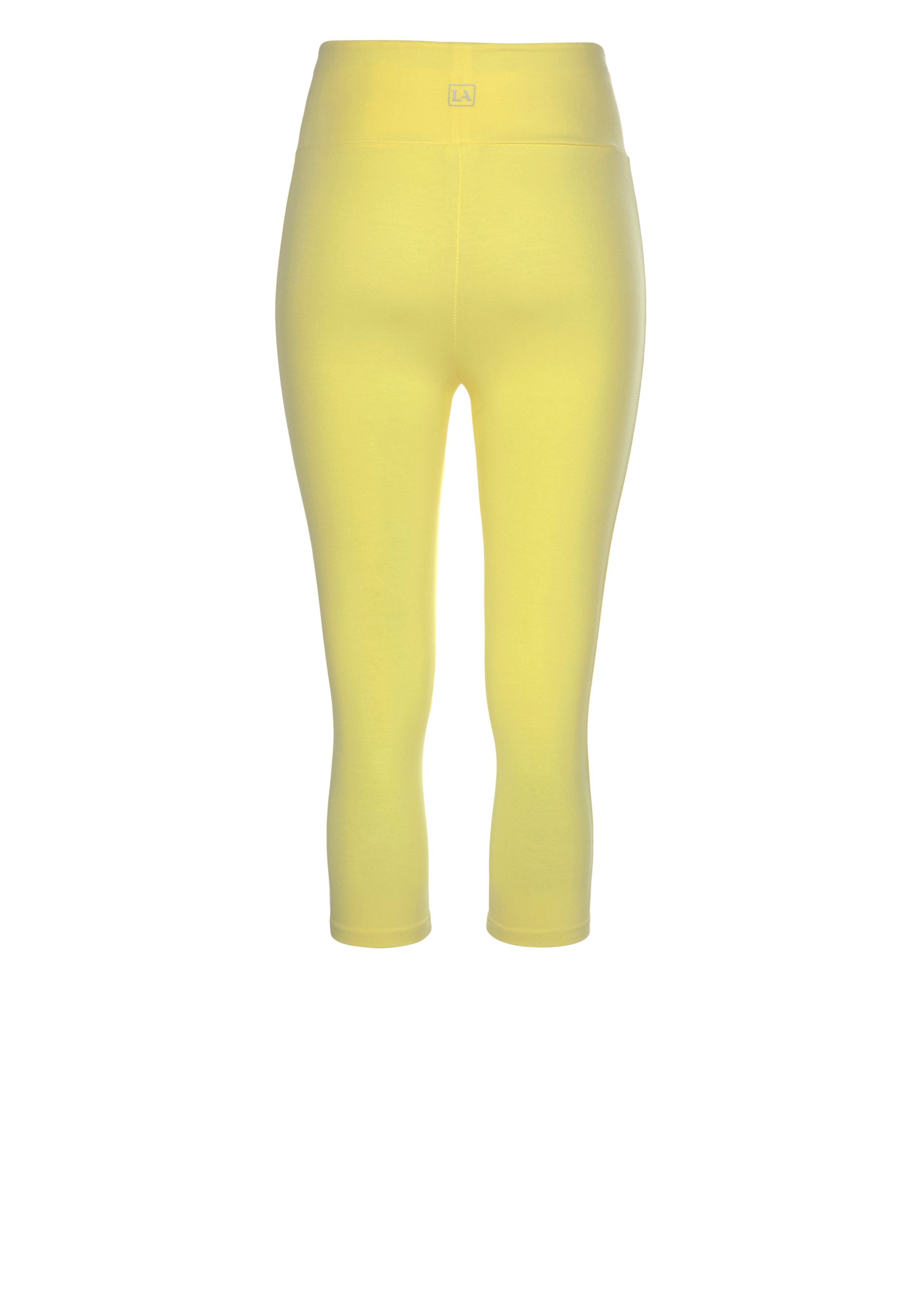 LASCANA Caprileggings mit breitem, weichen Bündchen