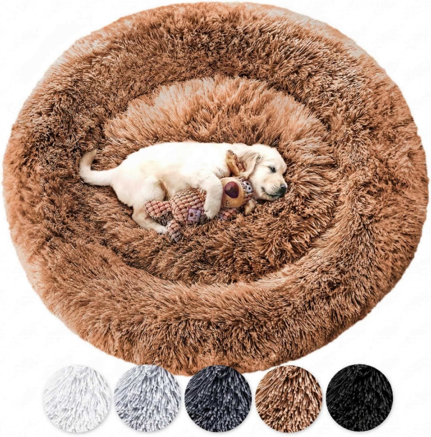 Wahre Tierliebe Hundebett Fluffy Wolke L, Fluffy, Wolken-Optik