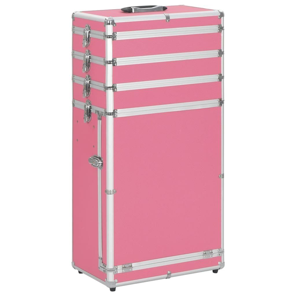 Koffer Kosmetikkoffer Aluminium Rosa