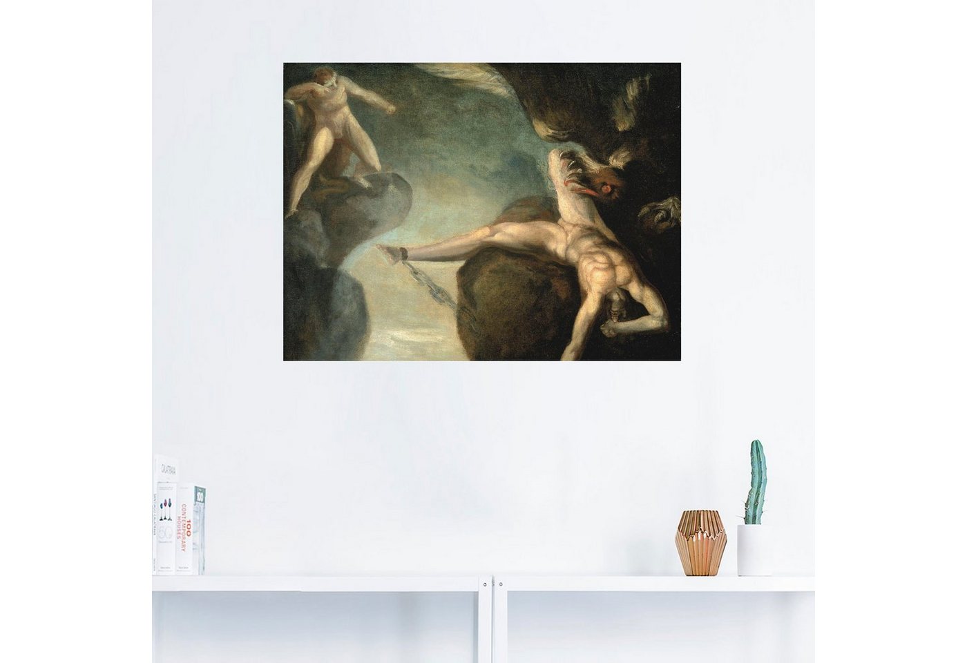 Artland Wandbild »Prometheus wird von Hercules gerettet«, Götter (1 Stück), in vielen Größen & Produktarten -Leinwandbild, Poster, Wandaufkleber / Wandtattoo auch für Badezimmer geeignet-HomeTrends