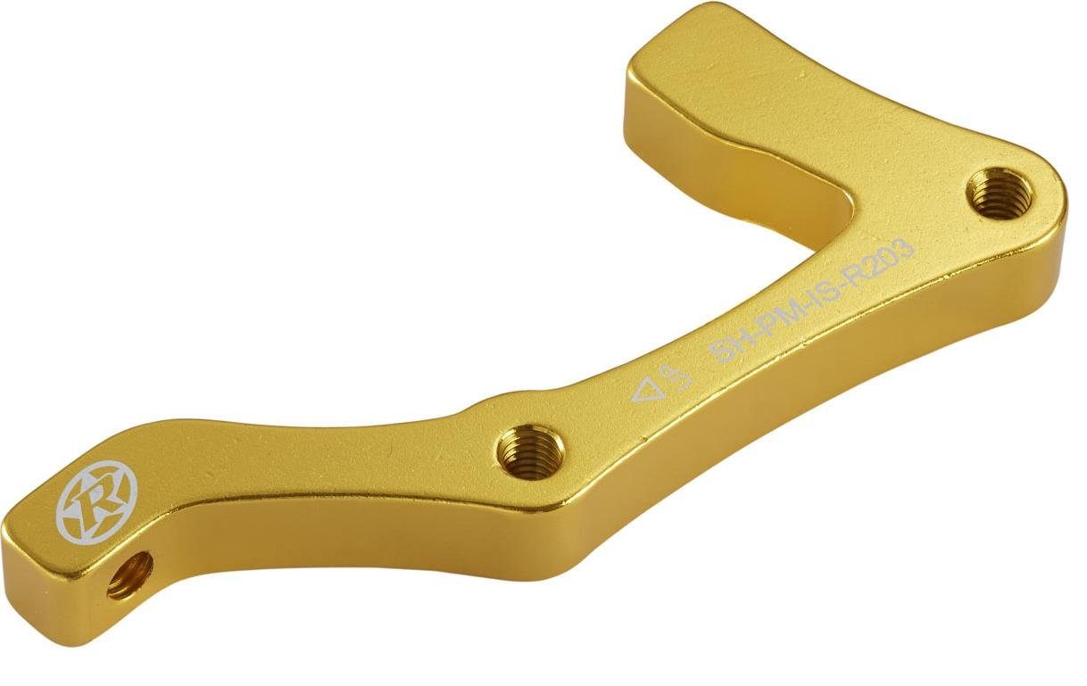 Reverse Scheibenbremse Reverse Bremsscheiben Adapter Shimano IS-PM Ø 180/203 Hinterbremsen Gold