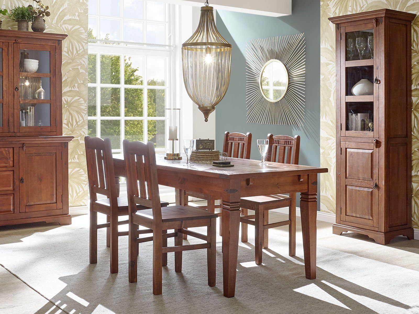 massivum Esstisch Ansteckplatte Catana braun 2er Set (1-St) günstig online kaufen