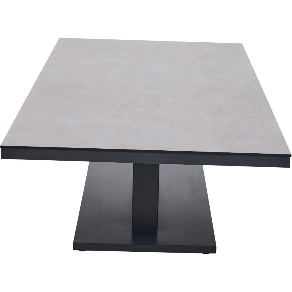 Siena Garden Gartentisch Talina e-Lifttisch 180cm x 95cm, Aluminium anthrazit, HPL beton